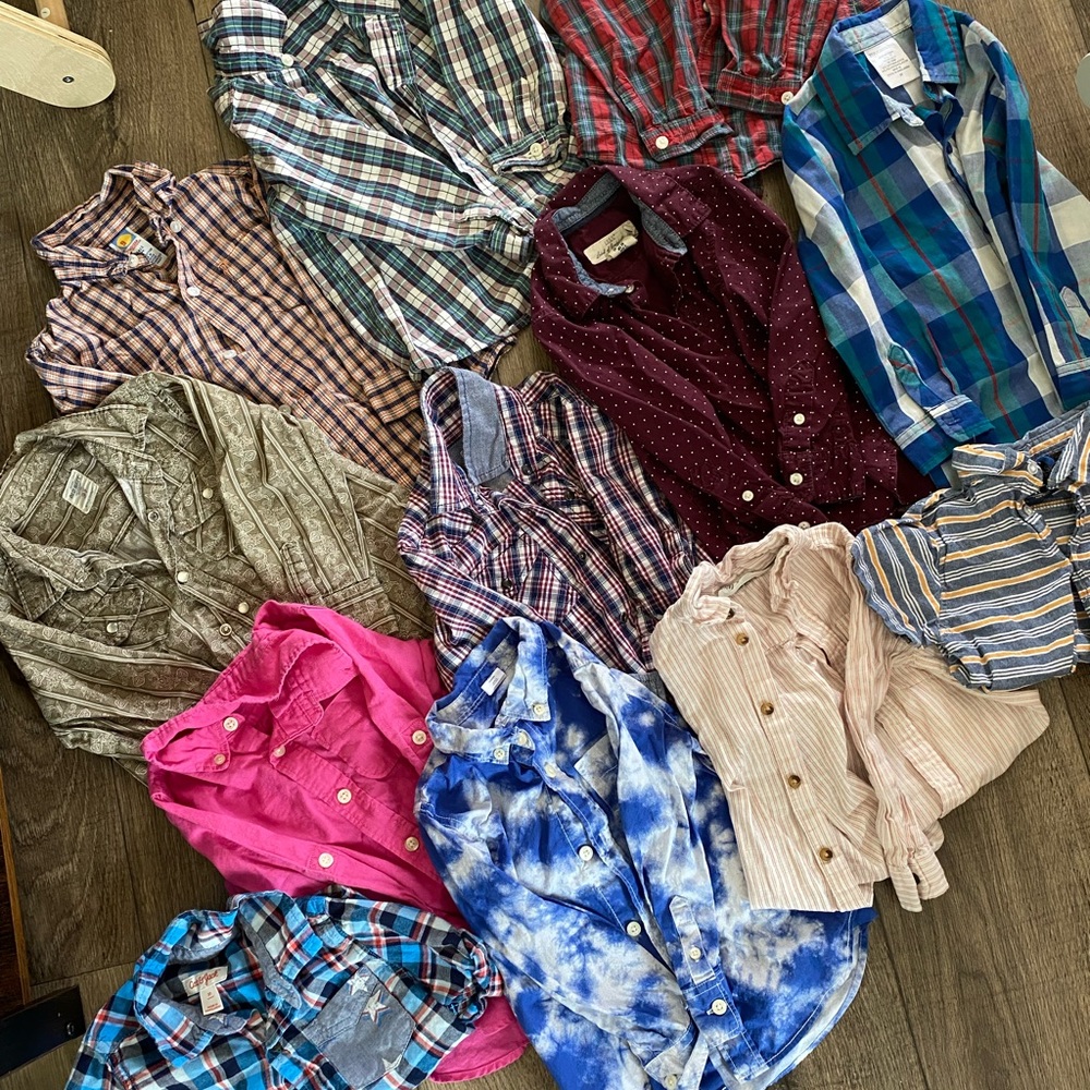 Toddler boy dress shirts bundle - size 3T